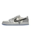 کفش پیاده روی نایک جردن وان بدون ساق دیور طوسی Nike air jordan 1 low dior grey