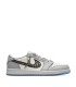 کفش پیاده روی نایک جردن وان بدون ساق دیور طوسی Nike air jordan 1 low dior grey