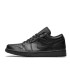 کفش پیاده روی نایک جردن وان بدون ساق چرم مشکی Nike air jordan 1 low black