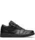 کفش پیاده روی نایک جردن وان بدون ساق چرم مشکی Nike air jordan 1 low black