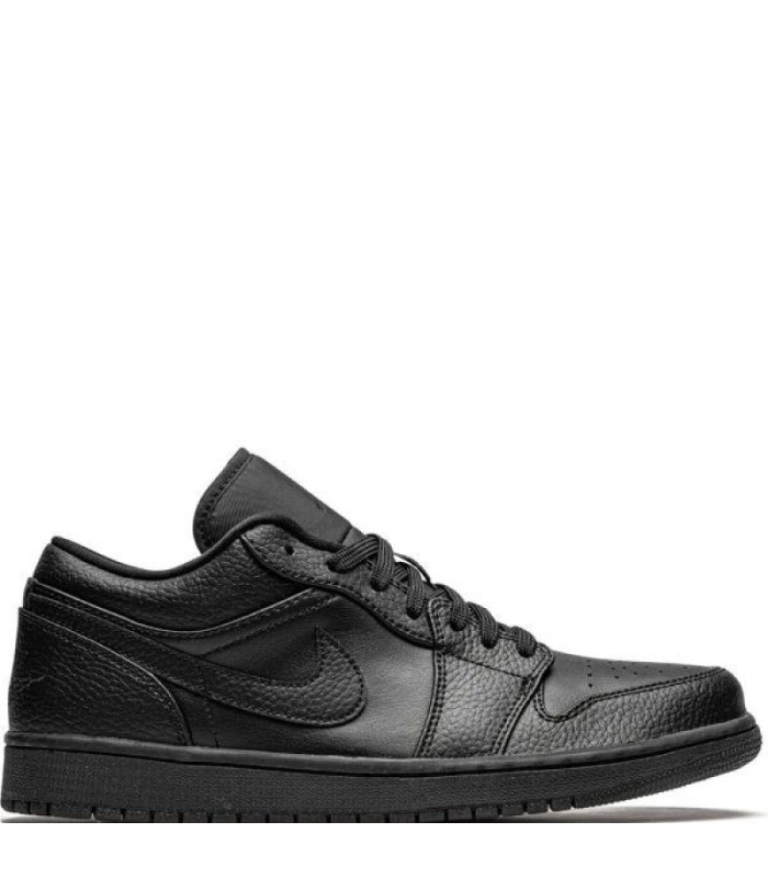 کفش پیاده روی نایک جردن وان بدون ساق چرم مشکی Nike air jordan 1 low black