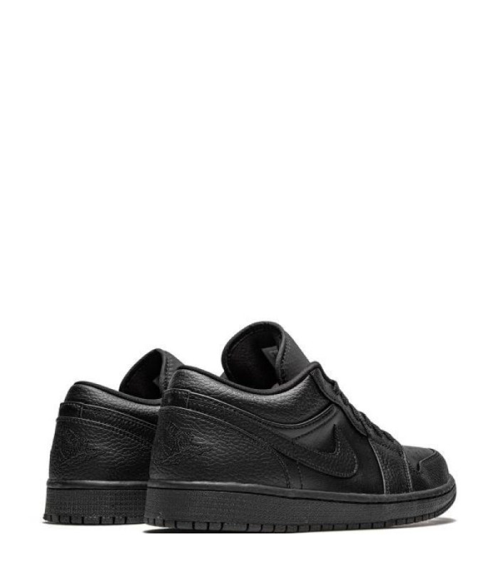 کفش پیاده روی نایک جردن وان بدون ساق چرم مشکی Nike air jordan 1 low black