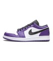 کفش پیاده روی نایک جردن وان بدون ساق بنفش سفید  Nike air jordan 1 low court purple
