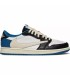 کفش پیاده روی مردانه نایک جردن وان بدون ساق Nike air jordan 1 low travis Scott fragment blue