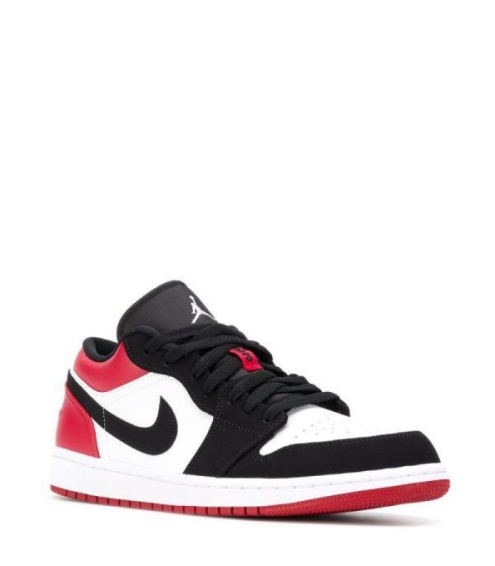 کفش پیاده روی نایک جردن وان بدون ساق Nike air jordan 1 low white and Crimson