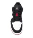 کفش پیاده روی نایک جردن وان بدون ساق Nike air jordan 1 low white and Crimson