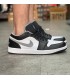 کفش پیاده روی نایک جردن وان بدون ساق شدو مشکی سفید Nike jordan 1 low shadow white