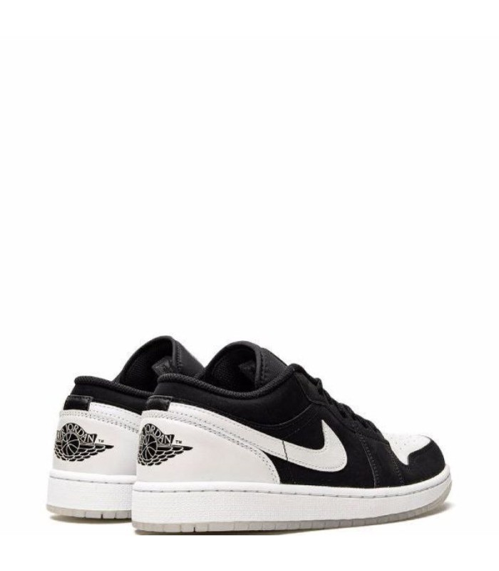 کفش پیاده روی نایک جردن وان بدون ساق دایموند مشکی سفید Nike air jordan 1 Low diamond