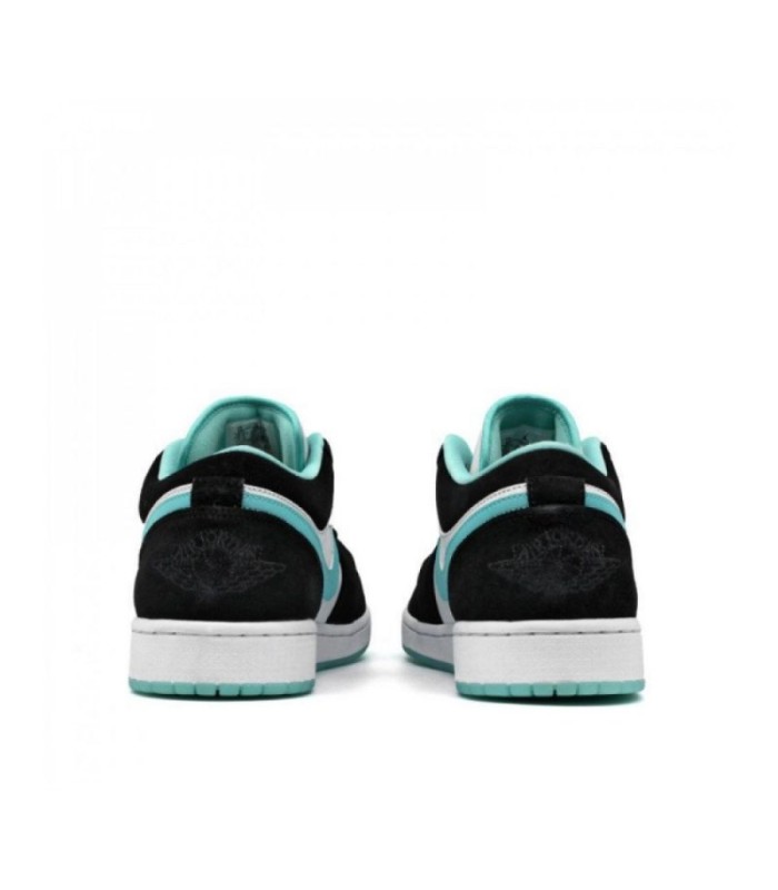کفش پیاده روی نایک جردن وان بدون ساق Nike air Jordan 1 low white and cyan