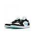 کفش پیاده روی نایک جردن وان بدون ساق Nike air Jordan 1 low white and cyan