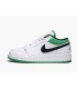 کفش پیاده روی نایک جردن وان بدون ساق سفید سبز Nike air jordan 1 low green