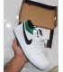 کفش پیاده روی نایک جردن وان بدون ساق سفید سبز Nike air jordan 1 low green