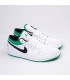 کفش پیاده روی نایک جردن وان بدون ساق سفید سبز Nike air jordan 1 low green