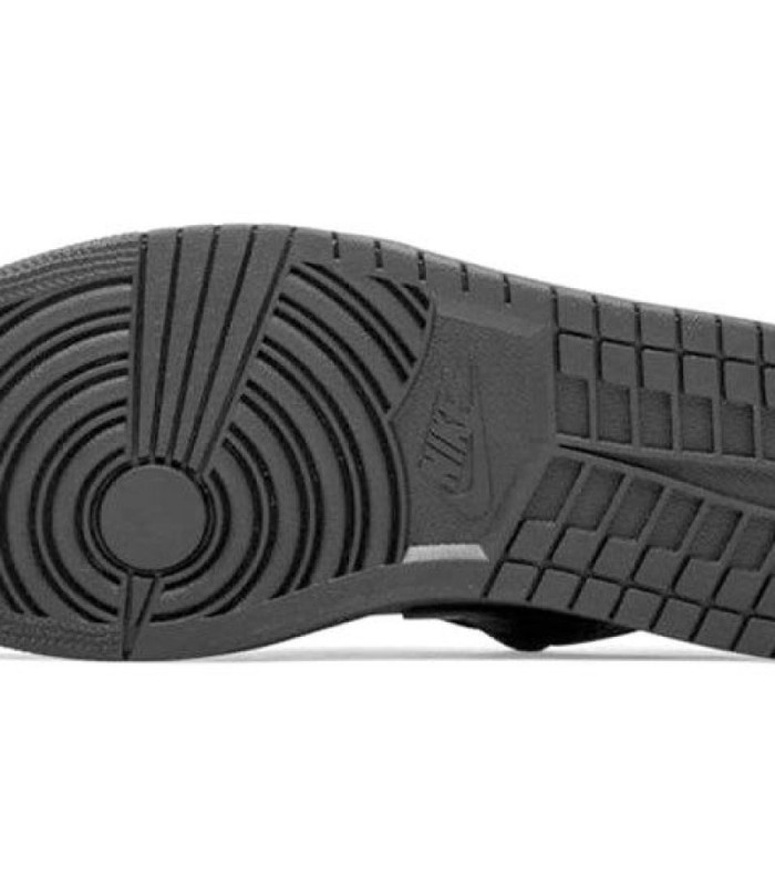 کفش پیاده روی نایک جردن وان بدون ساق مشکی جیر Nike jordan 1 low full black