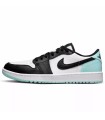 کفش پیاده روی نایک جردن وان بدون ساق Nike air jordan 1 low emerald toe green black