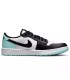 کفش پیاده روی نایک جردن وان بدون ساق Nike air jordan 1 low emerald toe green black
