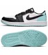 کفش پیاده روی نایک جردن وان بدون ساق Nike air jordan 1 low emerald toe green black