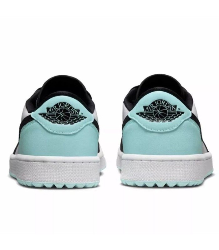 کفش پیاده روی نایک جردن وان بدون ساق Nike air jordan 1 low emerald toe green black
