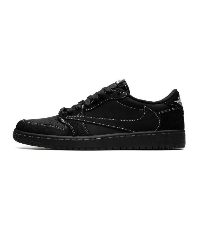 کفش پیاده روی نایک جردن وان بدون ساق تراویس اسکات Nike air jordan 1 low travis scott black
