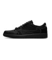 کفش پیاده روی نایک جردن وان بدون ساق تراویس اسکات Nike air jordan 1 low travis scott black