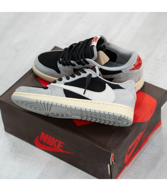 کفش پیاده روی نایک جردن وان بدون ساق تراویس اسکات Nike jordan 1 low travis scott