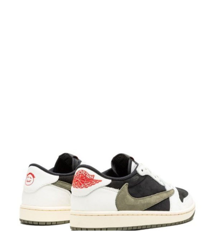کفش پیاده روی نایک جردن وان بدون ساق تراویس اسکات Nike air jordan 1 low travis scott olive