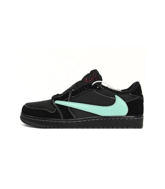 کفش پیاده روی نایک جردن وان بدون ساق تراویس اسکات Nike jordan 1 low travis scott Tiffany and co