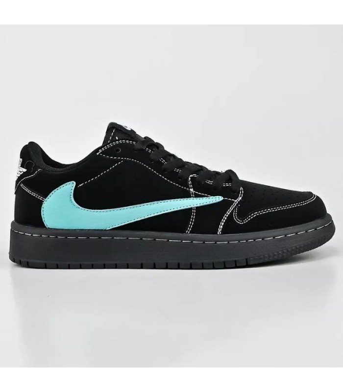 کفش پیاده روی نایک جردن وان بدون ساق تراویس اسکات Nike jordan 1 low travis scott Tiffany and co