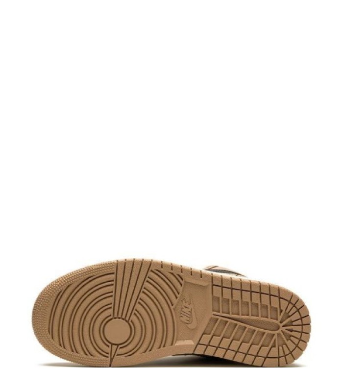 کفش پیاده روی نایک جردن وان بدون ساق کرم مشکی Nike air jordan 1 low Beige black