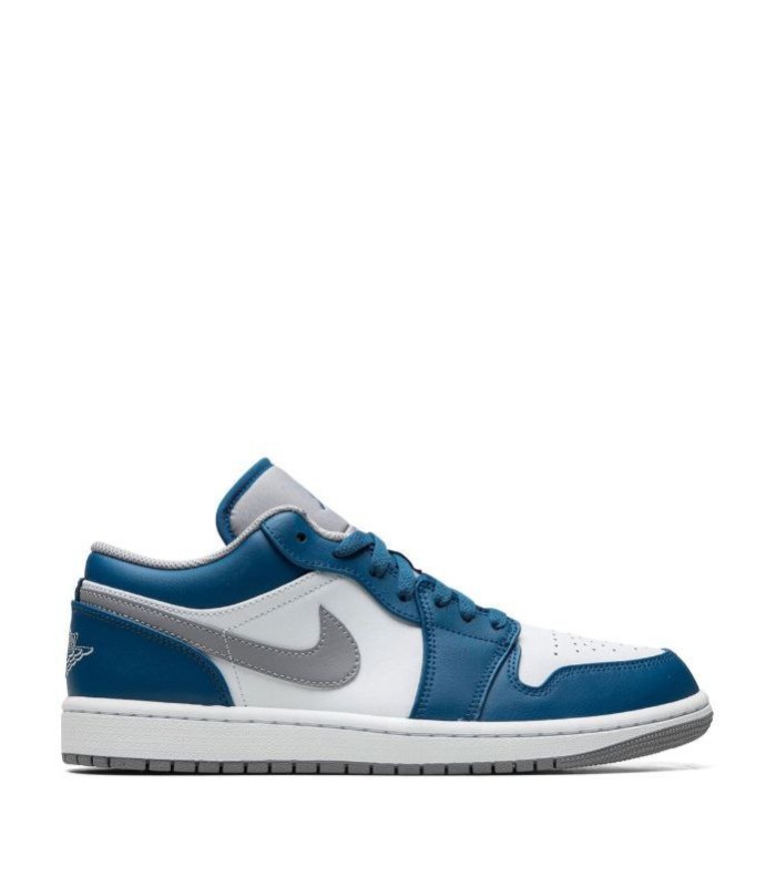 کفش پیاده روی نایک ایر جردن وان بدون ساق آبی طوسی Nike air jordan 1 low True Blue