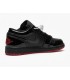کفش پیاده روی نایک ایر جردن وان بدون ساق ورنی مشکی Nike air jordan 1 low full black