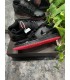 کفش پیاده روی نایک ایر جردن وان بدون ساق ورنی مشکی Nike air jordan 1 low full black
