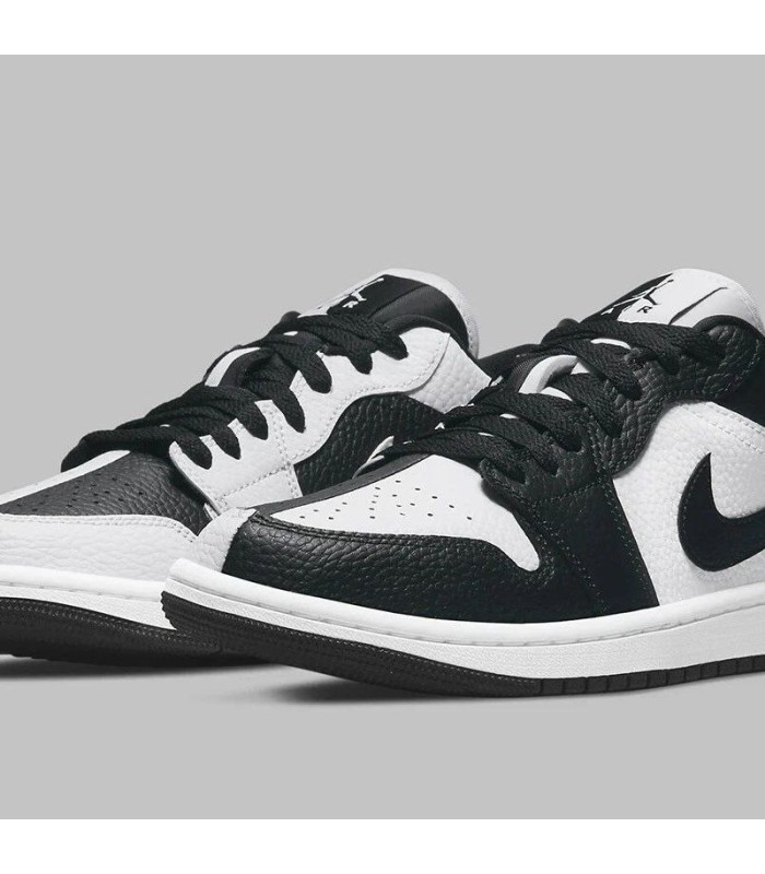 کفش پیاده روی نایک ایر جردن وان بدون ساق مشکی سفید Nike air jordan 1 low black and white