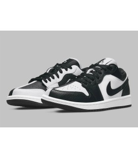 کفش پیاده روی نایک ایر جردن وان بدون ساق مشکی سفید Nike air jordan 1 low black and white