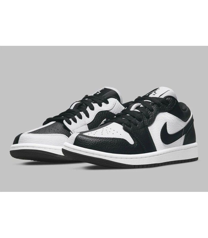 کفش پیاده روی نایک ایر جردن وان بدون ساق مشکی سفید Nike air jordan 1 low black and white