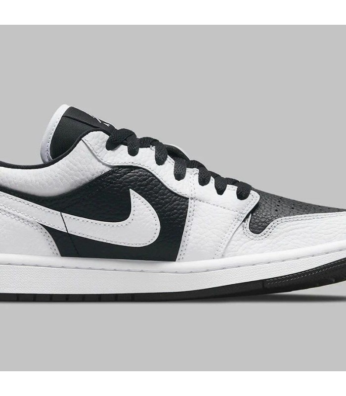 کفش پیاده روی نایک ایر جردن وان بدون ساق مشکی سفید Nike air jordan 1 low black and white