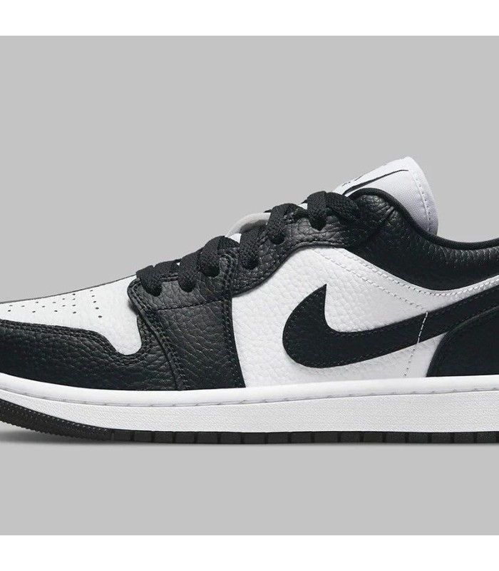 کفش پیاده روی نایک ایر جردن وان بدون ساق مشکی سفید Nike air jordan 1 low black and white