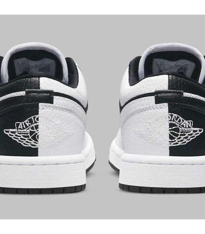 کفش پیاده روی نایک ایر جردن وان بدون ساق مشکی سفید Nike air jordan 1 low black and white