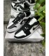 کفش پیاده روی نایک ایر جردن وان بدون ساق مشکی سفید Nike air jordan 1 low black and white