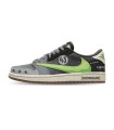 کفش پیاده روی نایک ایر جردن وان بدون ساق تراویس اسکات هانیگان Nike air jordan 1 low Travis Scott Monster Hoonigan