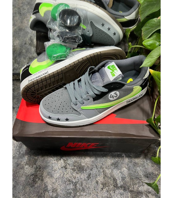 کفش پیاده روی نایک ایر جردن وان بدون ساق تراویس اسکات هانیگان Nike air jordan 1 low Travis Scott Monster Hoonigan