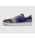 کفش پیاده روی نایک ایر جردن وان بدون ساق زیون وودو آبی Nike jordan 1 low zion Voodo