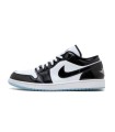 کفش پیاده روی نایک ایر جردن وان بدون ساق ورنی مشکی سفید Nike jordan 1 low vernie
