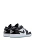 کفش پیاده روی نایک ایر جردن وان بدون ساق ورنی مشکی سفید Nike jordan 1 low vernie