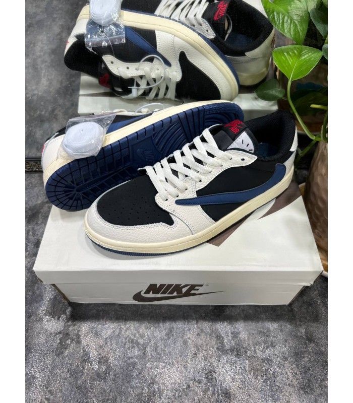 کفش پیاده روی نایک ایر جردن وان بدون ساق تراویس اسکات لی Nike jordan 1 low Travis Scott lee