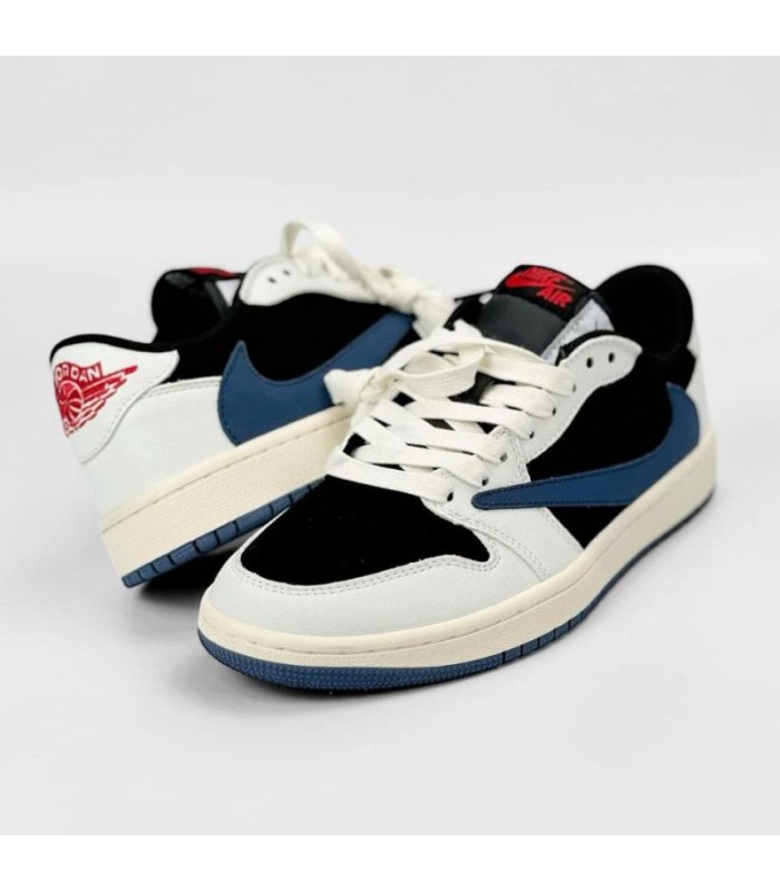 کفش پیاده روی نایک ایر جردن وان بدون ساق تراویس اسکات لی Nike jordan 1 low Travis Scott lee