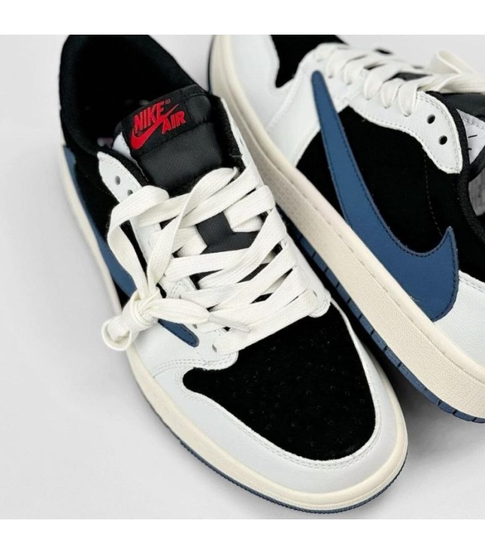 کفش پیاده روی نایک ایر جردن وان بدون ساق تراویس اسکات لی Nike jordan 1 low Travis Scott lee