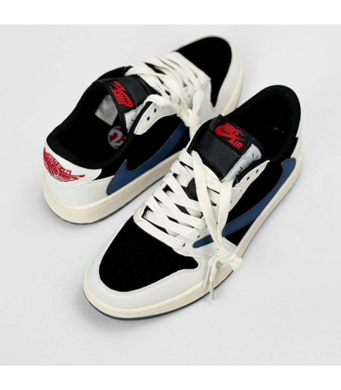 کفش پیاده روی نایک ایر جردن وان بدون ساق تراویس اسکات لی Nike jordan 1 low Travis Scott lee