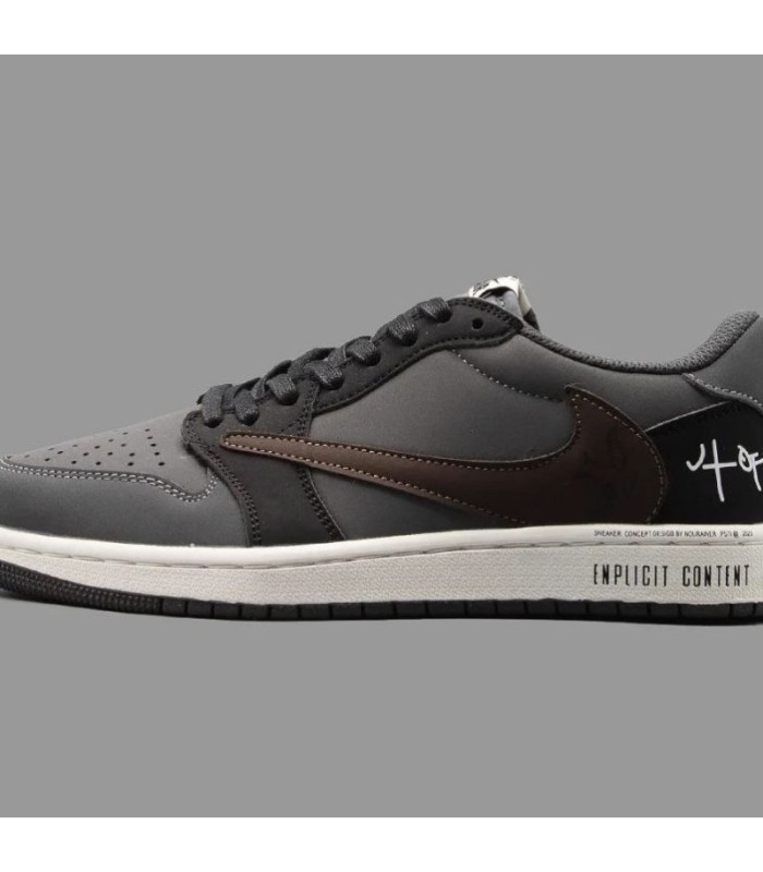 کفش پیاده روی نایک ایر جردن وان بدون ساق تراویس اسکات یوتوپیا Nike air jordan 1 low Travis Scott Utopia