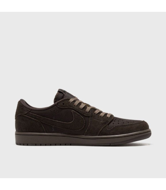 کفش پیاده روی نایک ایر جردن وان بدون ساق تراویس اسکات وِل وِت Nike air jordan 1 low Travis Scott Velvet Brown
